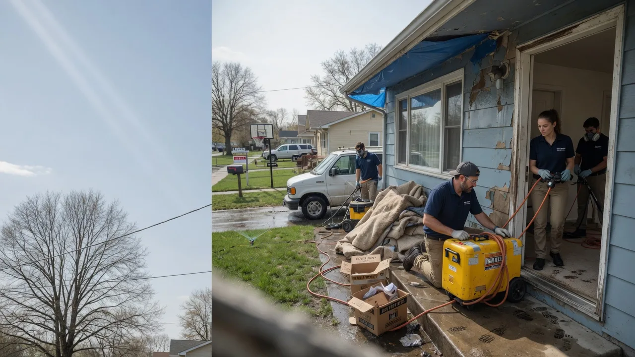 Basement Flood Cleanup in Spiceland, IN near me